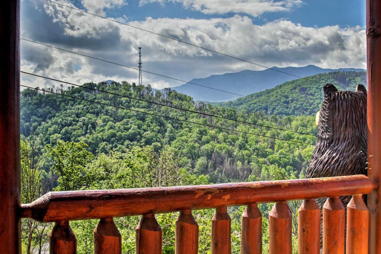 Expansive Gatlinburg Cabin Hot Tub, Deck And Grill! Exteriör bild